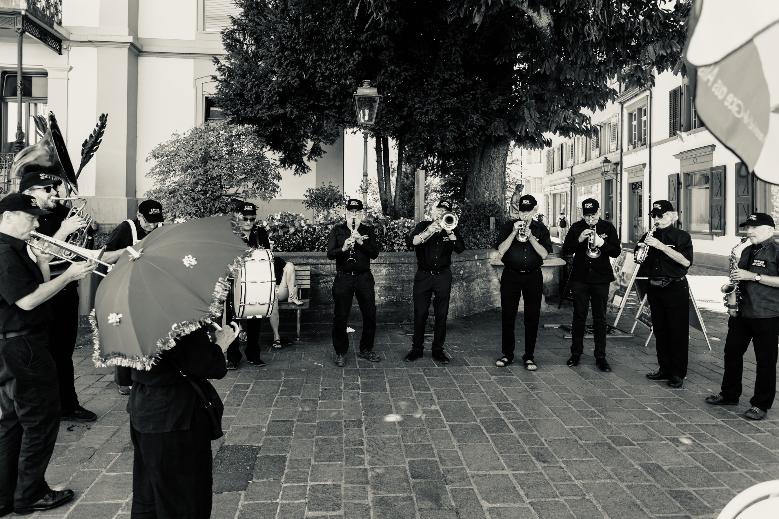 2022 mit Viktor Hottingers Nawlins Street Band, Rheinfelden CH)
